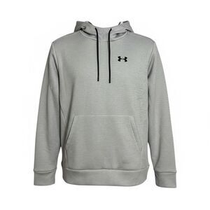 Under Armour Armour Fleece Left Chest Pullover Hoodie Light Heather Gray Small